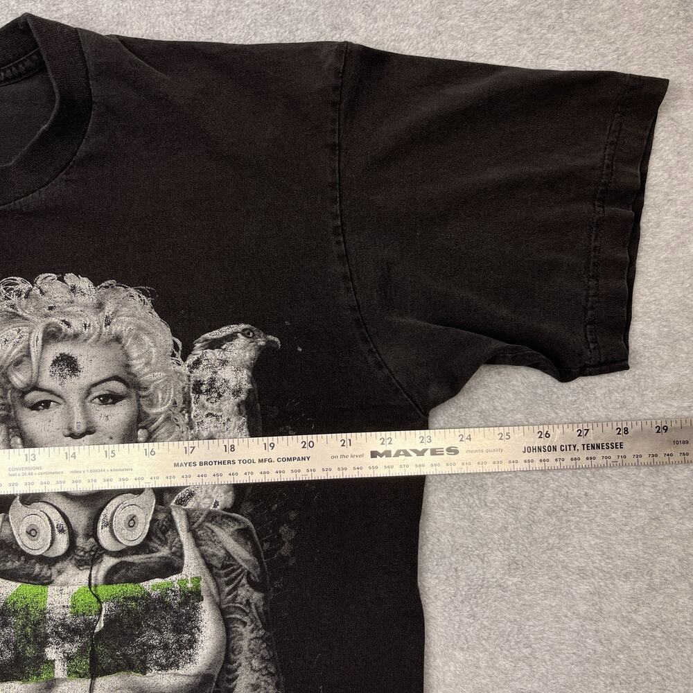 Seattle Seahawks Marilyn Monroe graphic t-shirt black streetwear size XL - Picture 8 of 9